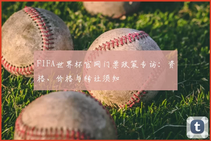 FIFA世界杯官网门票政策专访:资格、价格与转让须知