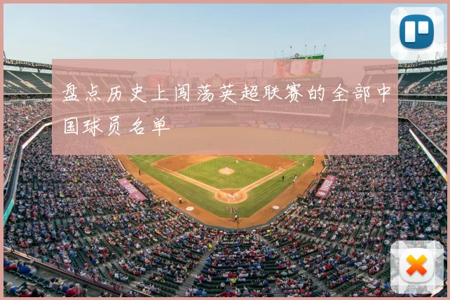 盘点历史上闯荡英超联赛的全部中国球员名单
